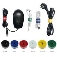 STONEGO USB oplot na kable Organizer do kabli opaski na mysz uchwyt na przewód słuchawkowy przewód HDMI darmowe cięcie zarządzanie telefon Hoop taśma Protector 5